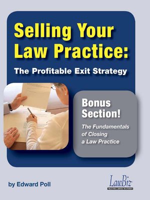 cover image of Selling Your Law Practice